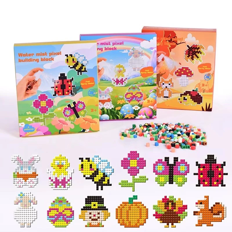 Autumn Forest Water Mist Pixel Building Block Kit suppliers