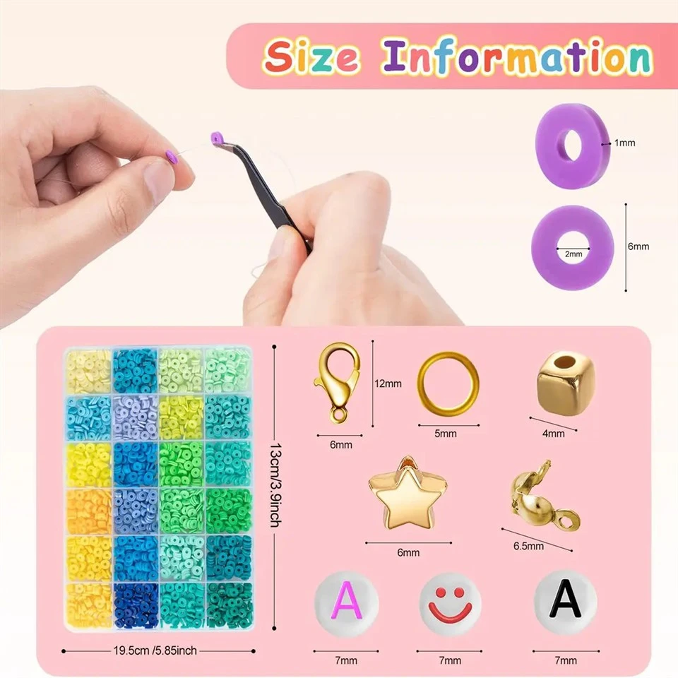 Bracelet Making Clay Beads