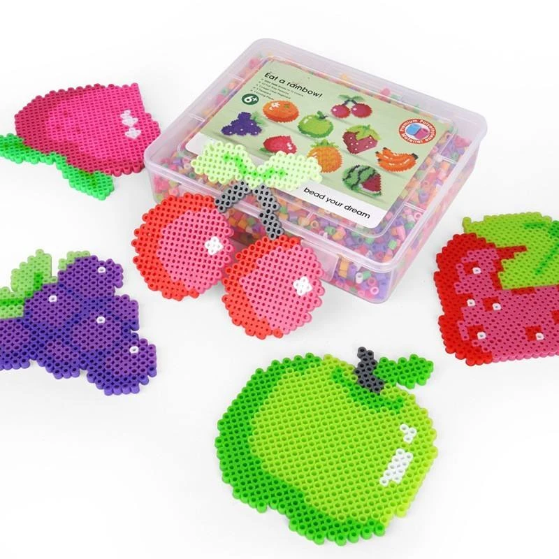 Peach Hama Beads